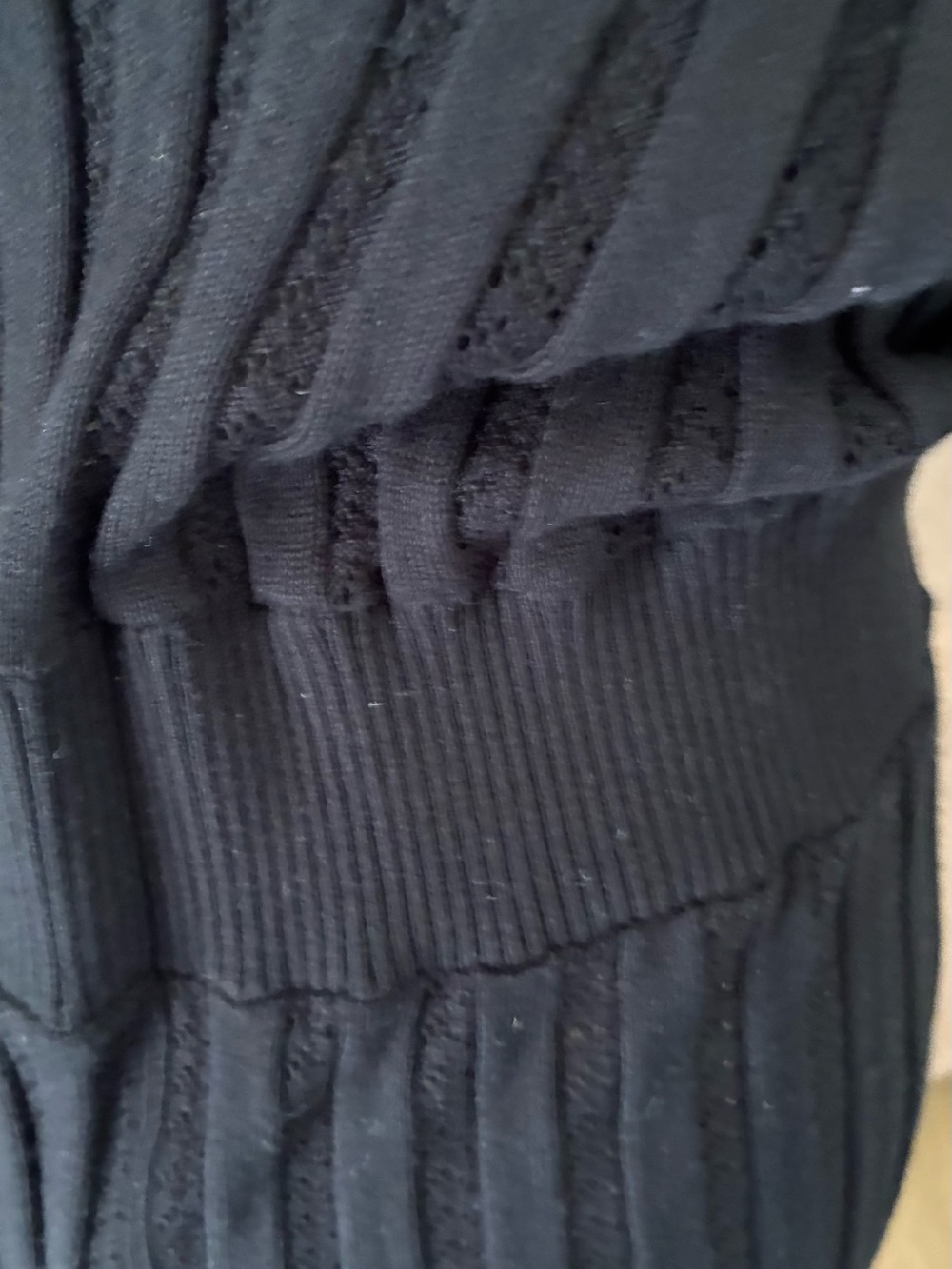 NWT Varley Florian Dress black knit maxi rich mom quiet luxury capsule L - Picture 11 of 16